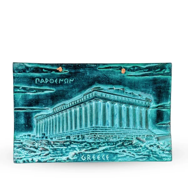 Handmade Ceramic Wall Plaque – Parthenon