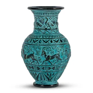 Handmade Cretan Vase with Minoan Relief Motifs